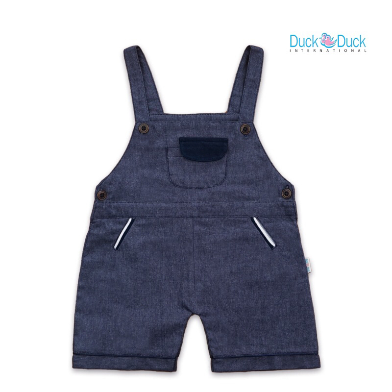 DUCK DUCK Overall Jeans Baby Boy Usia 6-18 Bulan - Jack Overall