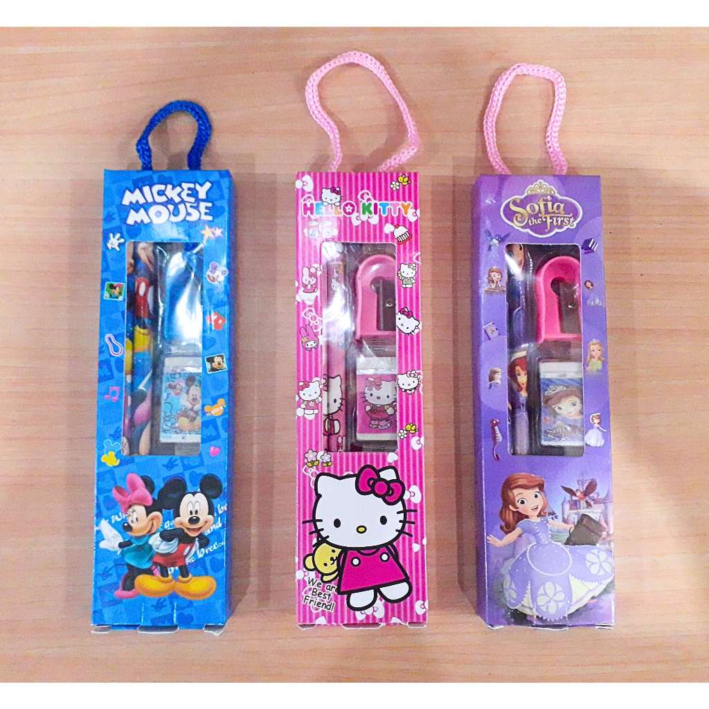 

Study Set Fancy/Paket Alat Tulis Stationary GS-34 Mini 5 In 1 Aneka Karakter (056007)