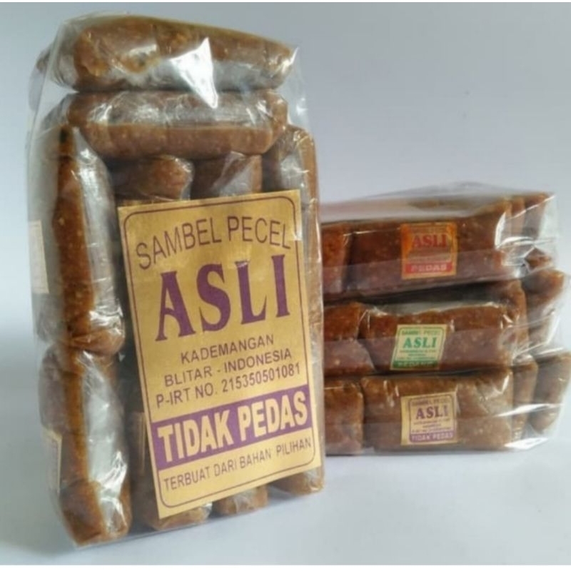 

Sambel pecel Asli rasa tidak pedas