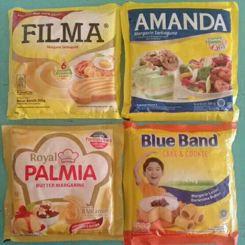 

~MOS~ Margarin Serbaguna 200 gr. Mentega Margarin Krim. Bahan Roti