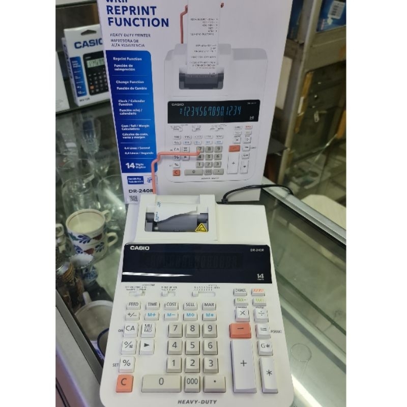 

Kalkulaor Print Casio DR 240R Printing Casio Struk DR 240R Resmi