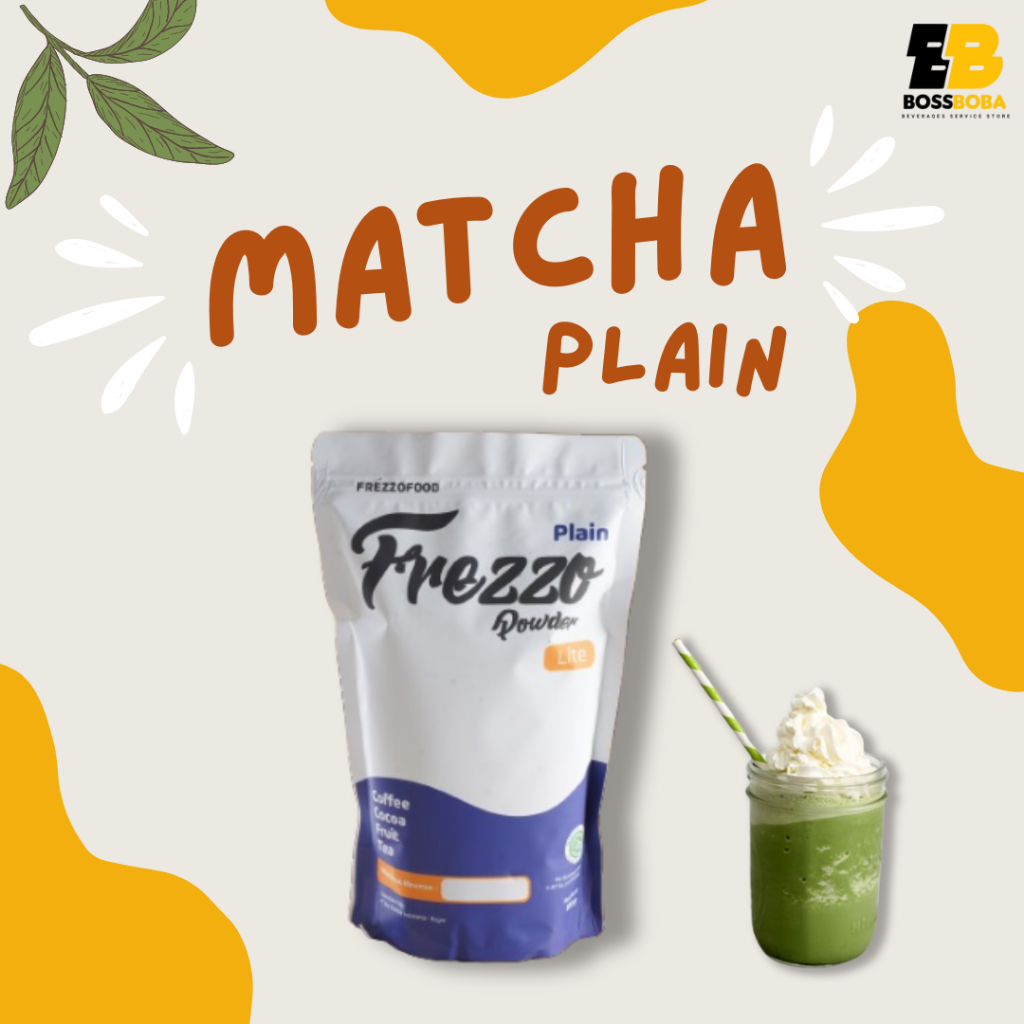 

Bubuk Minuman Rasa Matcha Plain Frezzo Powder Lite 500Gr/Minuman Kekinian Murah/Bossboba