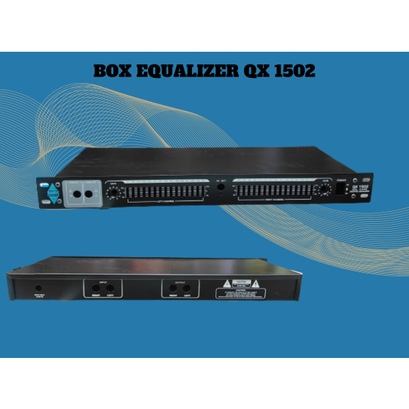 Box ranic graphic equalizer qx 1502 30cn dan kit streo grafik equalizer 30 channel