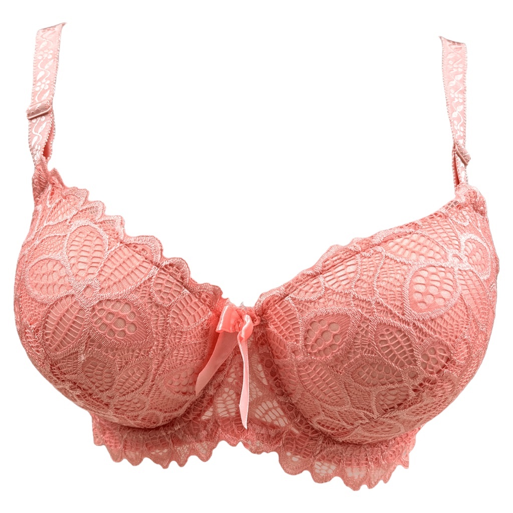 BH BROKAT BUSA TEBAL RENDA WANITA SEXY UKURAN 36 - 44