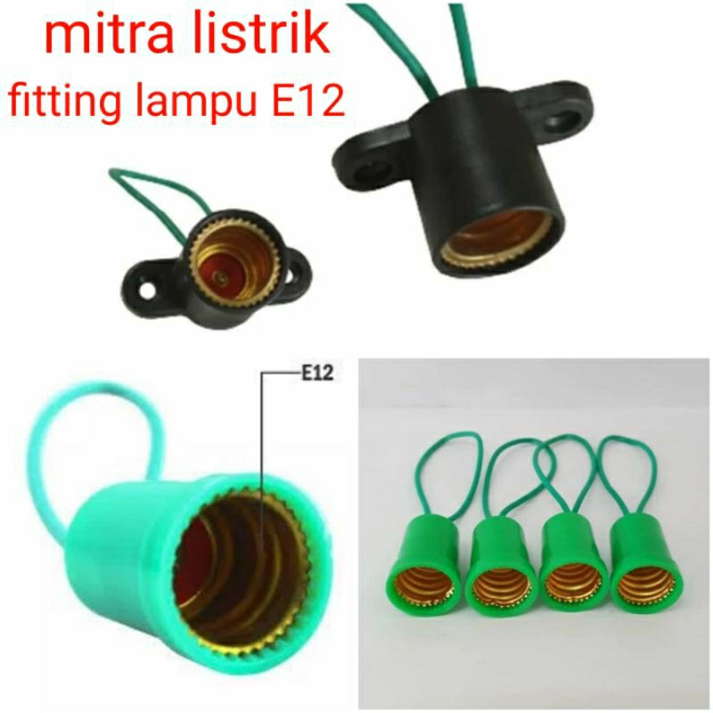 Fitting Lampu E12/Fitting lampu hias E12
