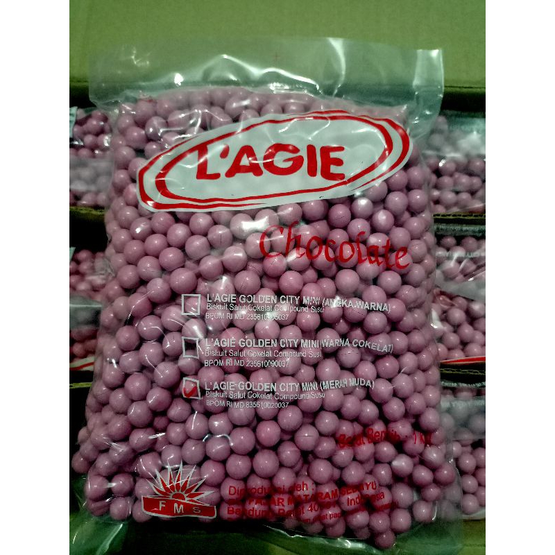 

Coklat Lagie Mini Pink Isi Cookies 1kg