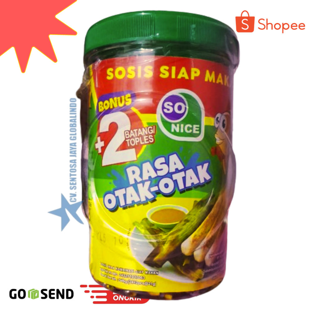 

So Nice Sosis Ikan rasa Otak Otak (isi 24 + 2 pcs)