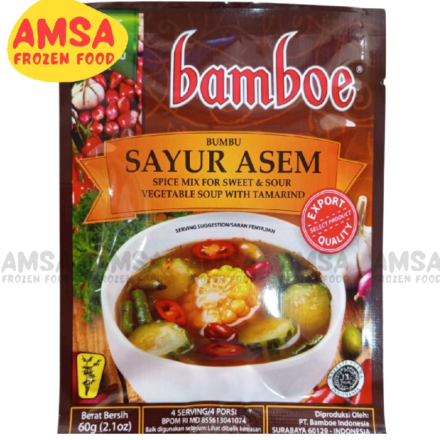 

Bamboe Bumbu Sayur Asem 60 gr / Bumbu Sayur Asam