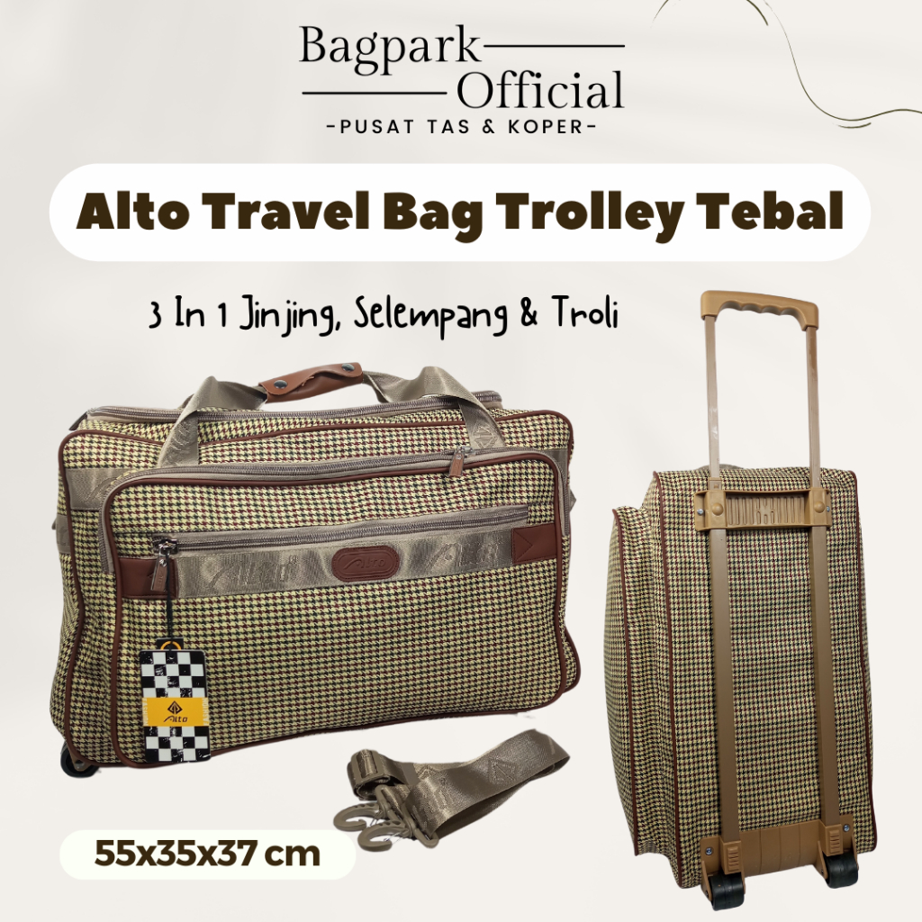 TAS PAKAIAN ALTO TROLI PAKAIAN ALTO TAS TRAVEL BAG TROLI TAS MUDIK TROLI TAS PAKAIAN JUMBO MULTIFUNG