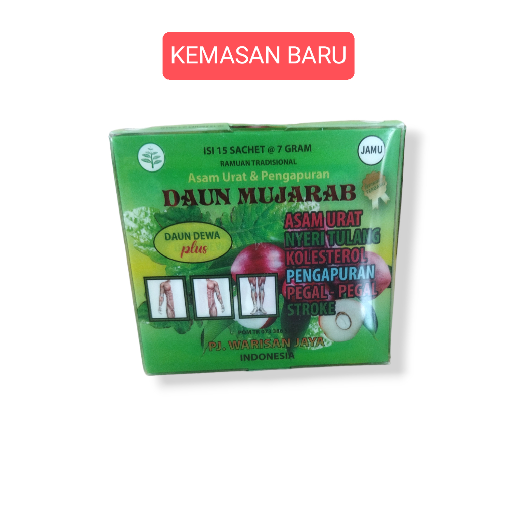 

Jamu Daun Mujarab kemasan baru