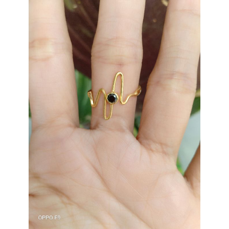 cincin perak lapis emas 22karat