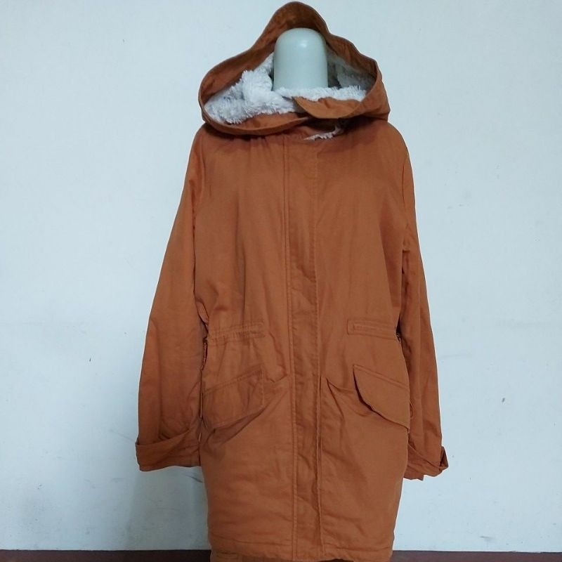 Jaket Parka Winter Hoodie Sherpa