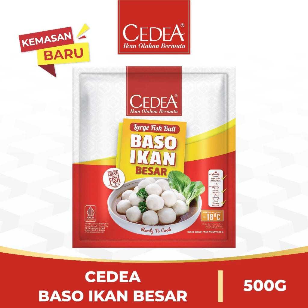 

Cedea Baso Ikan 500gr - Cedea Fish Ball 500gr