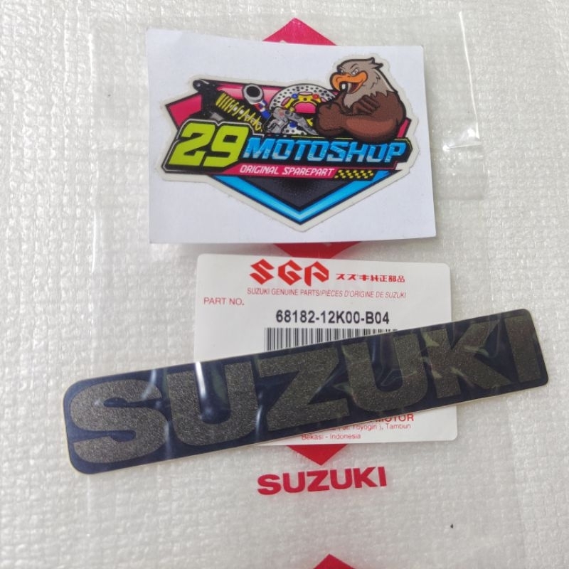 STIKER EMBLEM LOGO SUZUKI ORIGINAL SGP