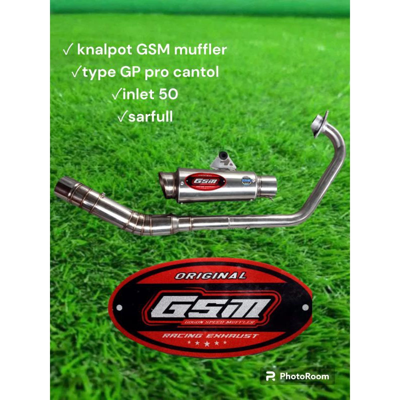 Knalpot racing GSM CC 110-200cc PNP motor cb.gl.mp.dll