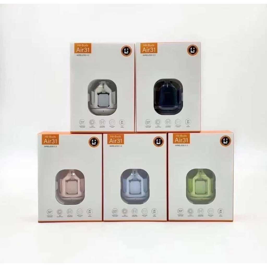 Handsfree Bluetooth TWS Air31 Macaron Hit-Buds Headset Bluetooth TWS Air31 Macaron Earphone Wireless