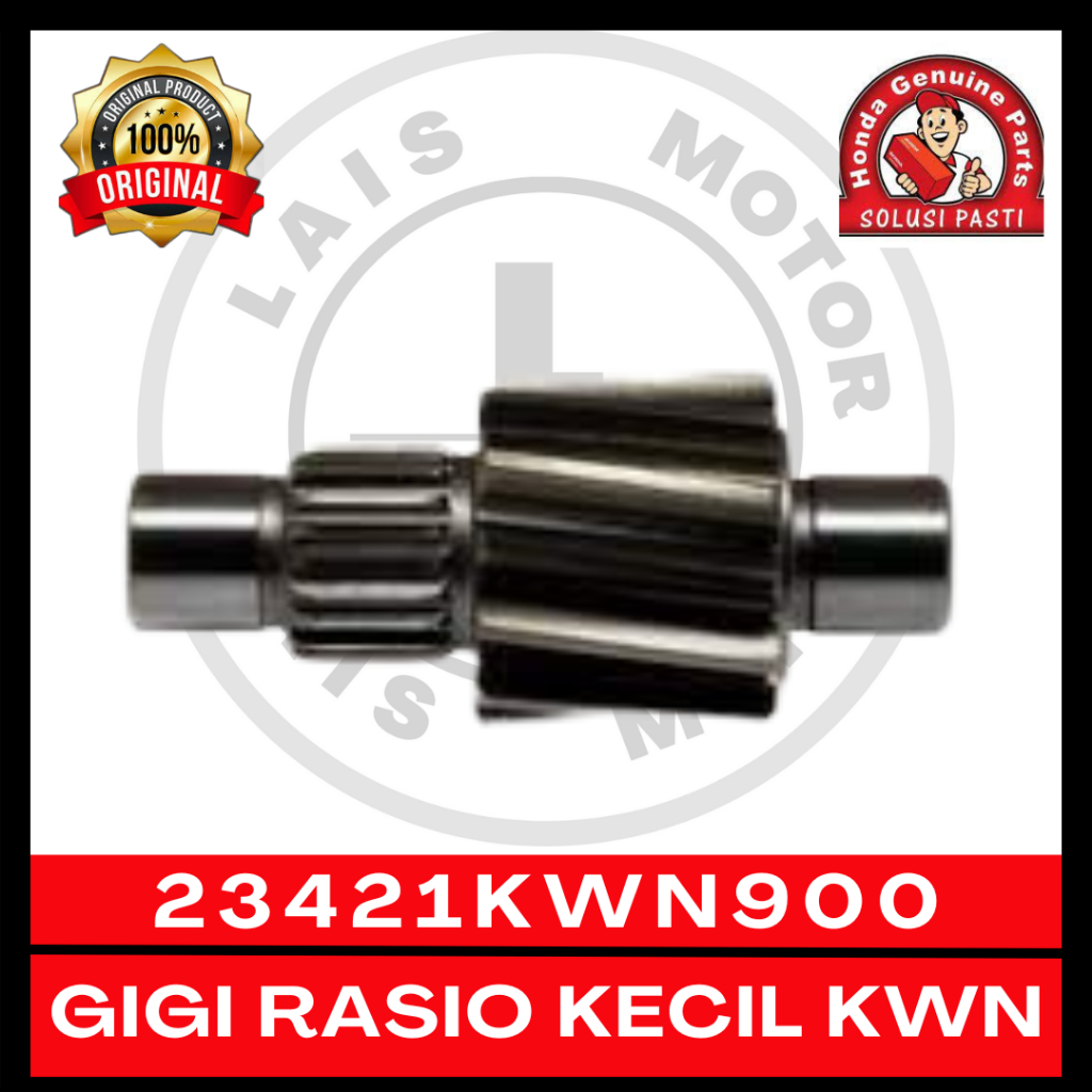 Gigi Rasio Kecil KWN PCX 125 CBU 23421KWN900 Original AHM Asli Thailand