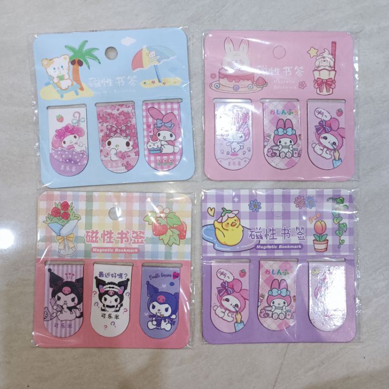 

2pcs pembatas magnet karakter