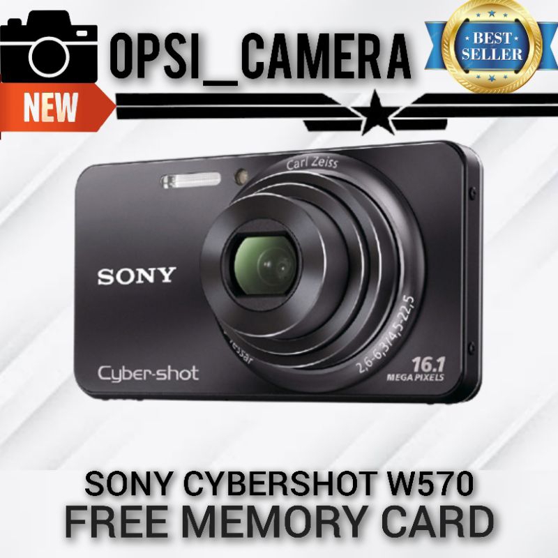 SONY CYBERSHOT W570 / KAMERA DIGITAL SONY CYBERSHOT DSC-W570 / SONY W570