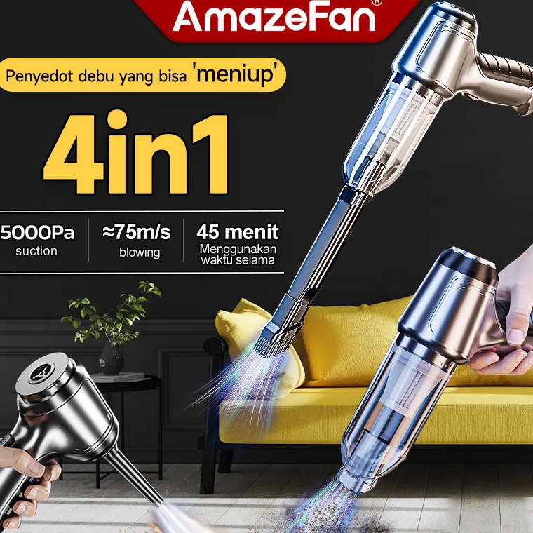FU AmazeFan 4in1 vacum cleaner portable mobil kasur penyedot debu kasur uv anti tungau folding bed p