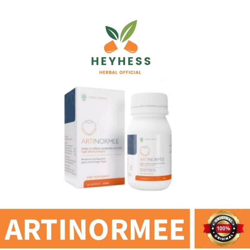 ARTINORMEE ASLI OBAT HERBAL ATASI HIPERTENSI & JANTUNG OBAT ARTINORMEE OBAT BERKUALITAS