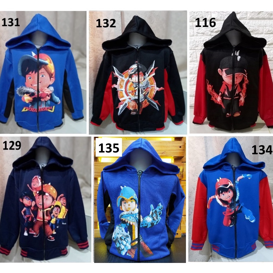 Get It  Jaket Anak Cowok Motif Boboiboy  Jaket Anak Laki Boboiboy  Jaket Anak Boboiboy