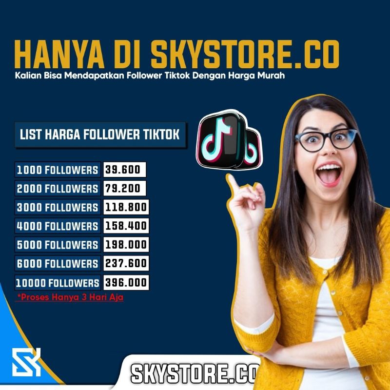PAKET LENGKAP KEBUTUHAN TIKTOK PERMANENT