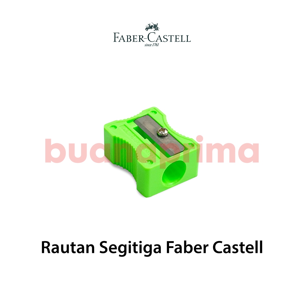 

Rautan Segitiga Faber Castell Triangular Sharpener Serutan