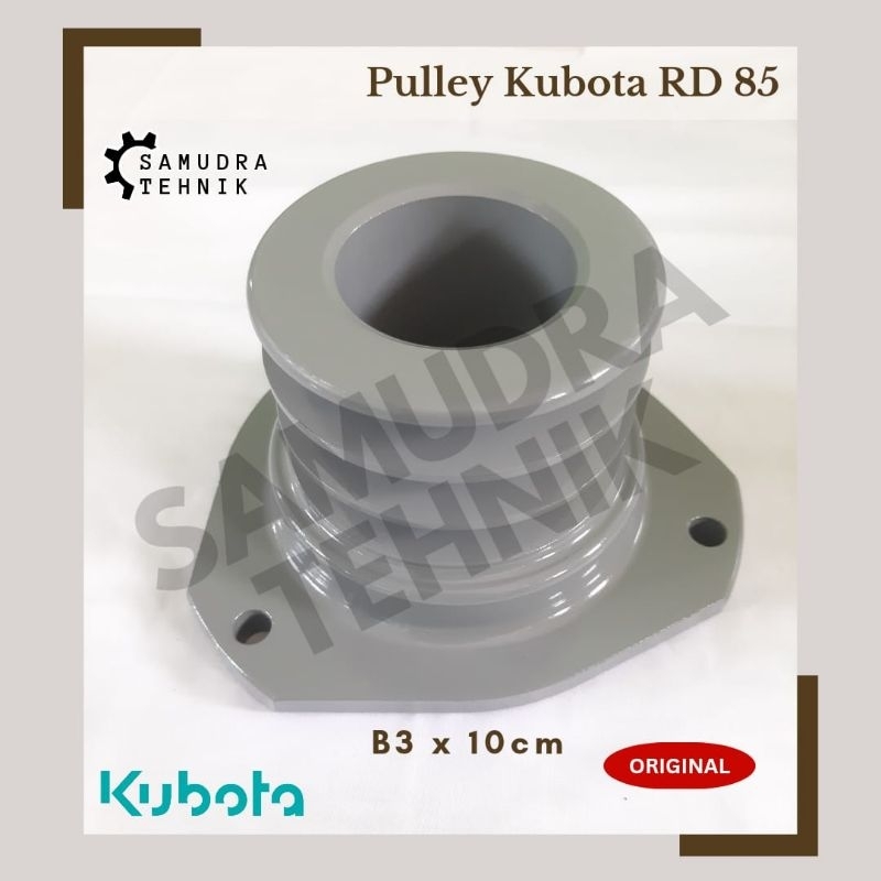 Pulley Diesel Kubota Original Puli cor jalur B3x10cm/V Pulley RD75/RD85 11057-10033 Kubota / Pulley 