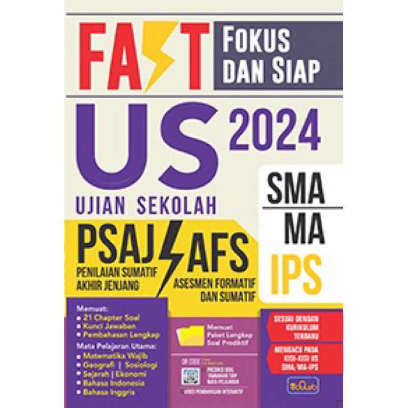 

FAST Fokus dan Siap US – PSAJ/AFS SMA/MA-IPS 2024