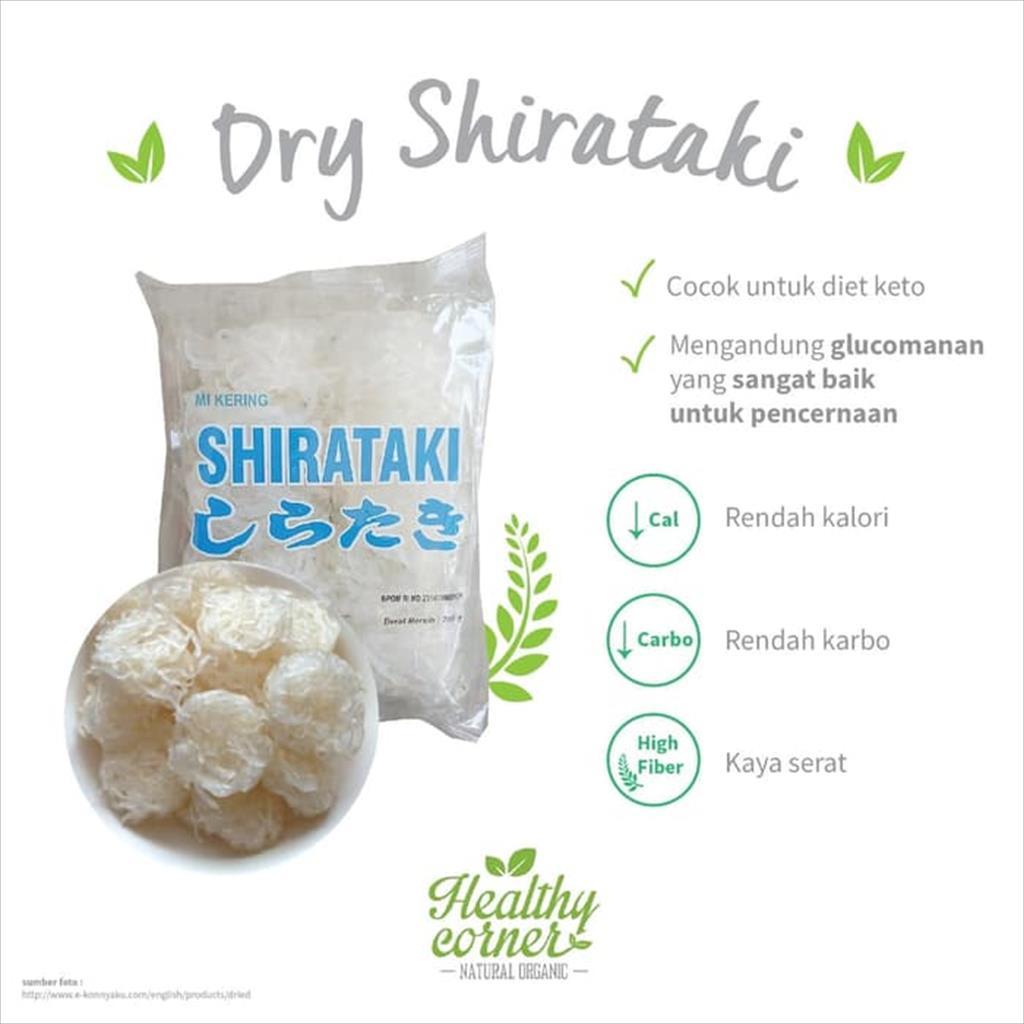 

Dry Shirataki Mie Kering / mie rendah lemak/ low karbo / mie keto low 250 gram