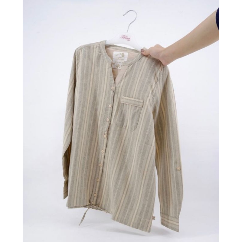 BLOUSE KEMEJA TRISET