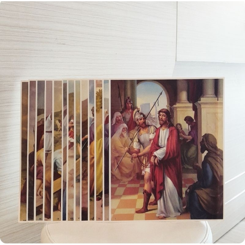 Poster Jalan Salib Dari Pertama Sampai Pemberhentian ke 14