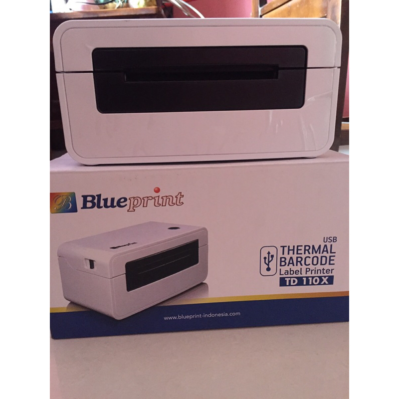 Thermal Barcode Label Printer - BLUEPRINT (Printer Jualan Ecomerce) USB *FREE KERTAS PRINT NYA