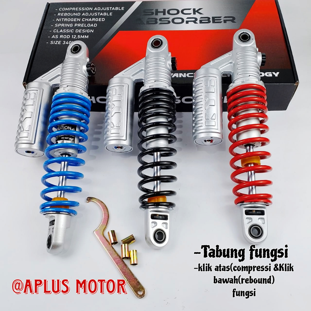 Shockbreaker shock skok tabung KYE/KY3/KYB 280 340 Double Klik Atas Bawah fungsi