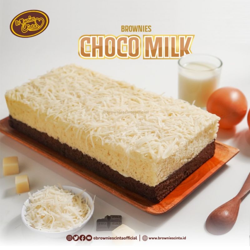 

TERLARISS !! Brownies Choco Milk Brownies Kukus Topping keju