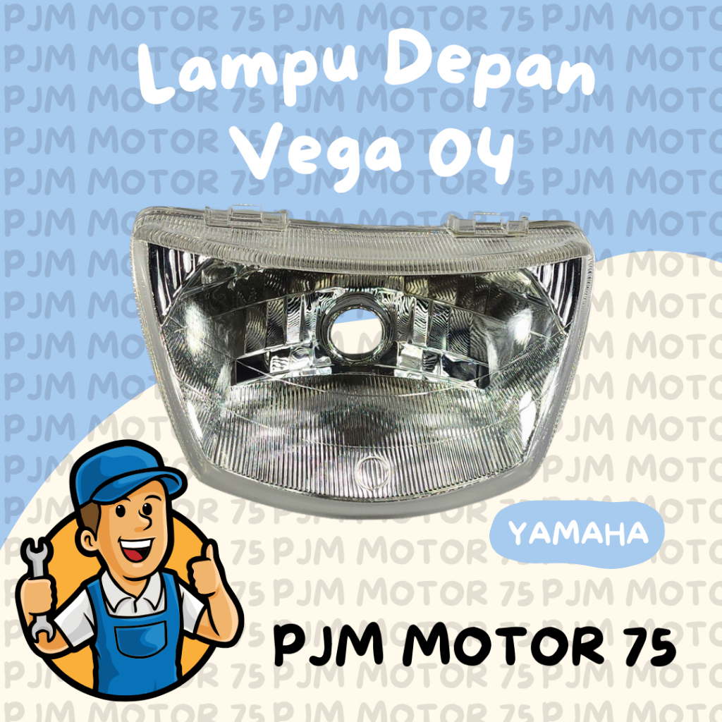 Lampu Depan / Reflektor Sepeda Motor Vega 04