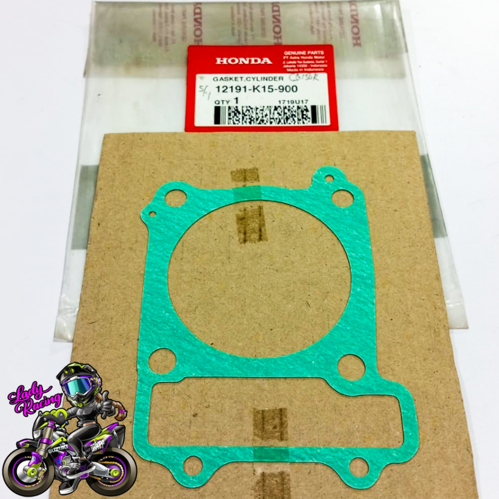 PAKING GASKET BLOK CYLINDER CB150R STREETFIRE OLD CBR150R HONDA ORIGINAL AHM