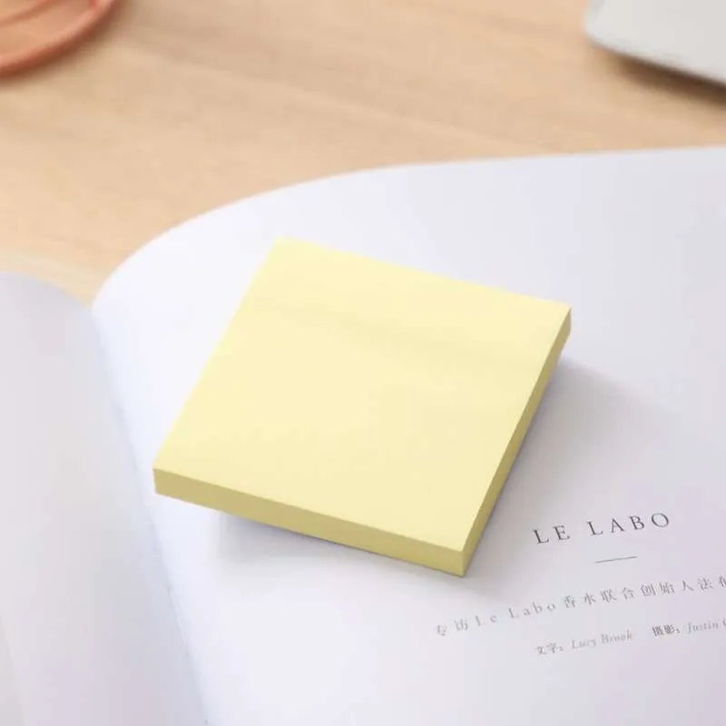 

DELI - Memo Sticky Notes 76X76MM Yellow Press 100 Sheet A00353
