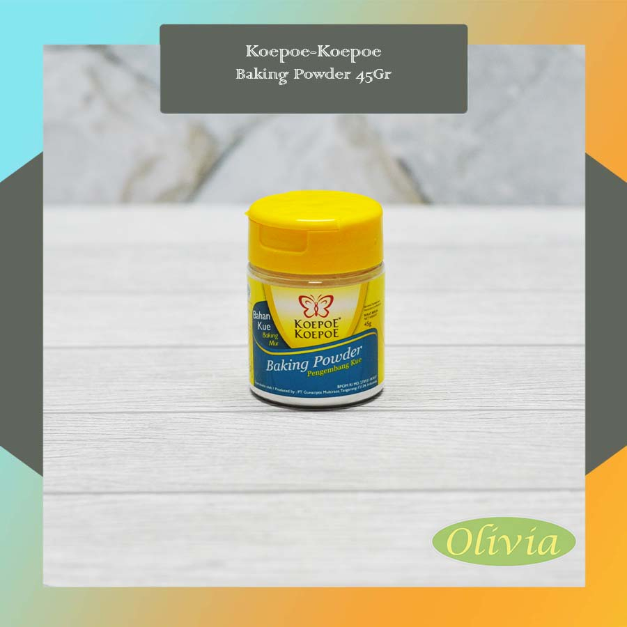 

Koepoe Koepoe Kupu Kupu Baking Powder Pengembang Kue 45 Gr