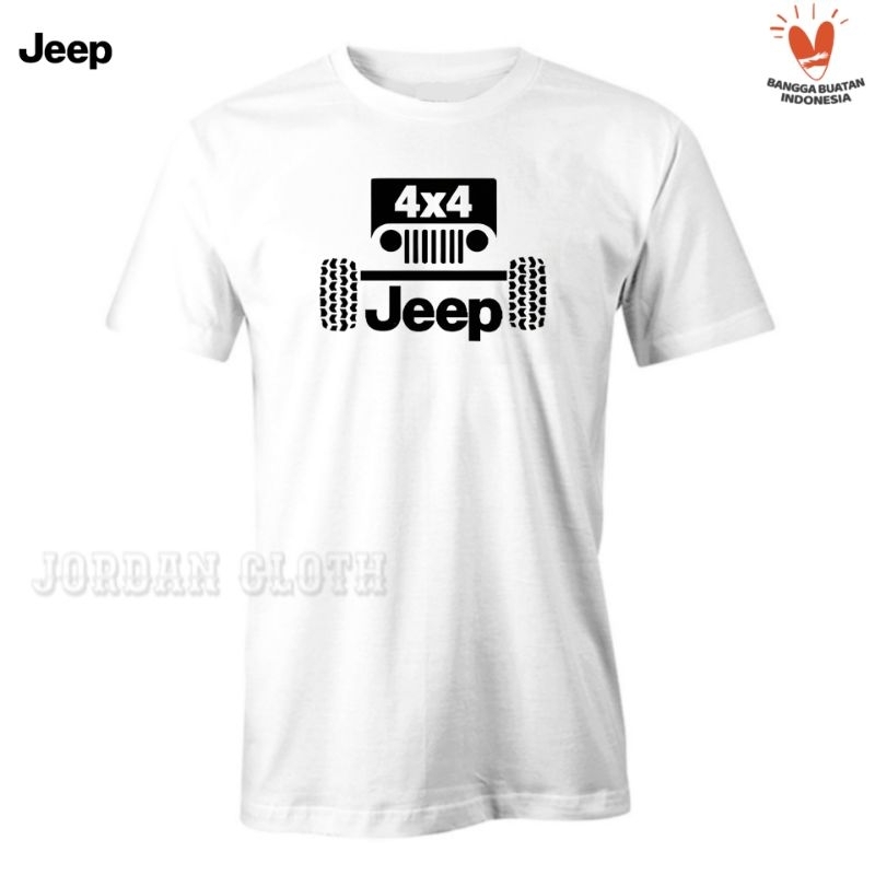 Tshirt Baju Kaos 4x4 Offroad Jeep