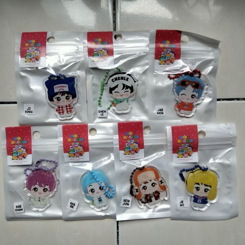 KEYRING GANTUNGAN KUNCI TAS NCT DREAM BABY CHARM CANDY MARK RENJUN JENO HAECHAN JAEMIN CHENLE JISUNG