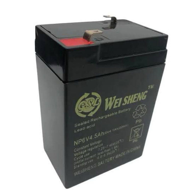 aki kering 6v 4.5ah / aki kering Baterai Aki Kering 6V 4.5Ah