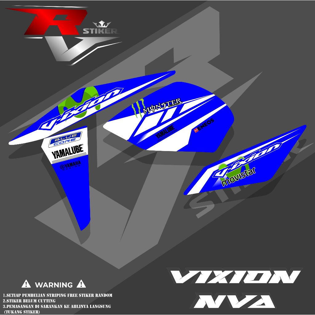 STRIPING/STIKER NVA (NEW VIXION ADVANCE) / STRIPING VIXION ADVANCE MOVISTAR