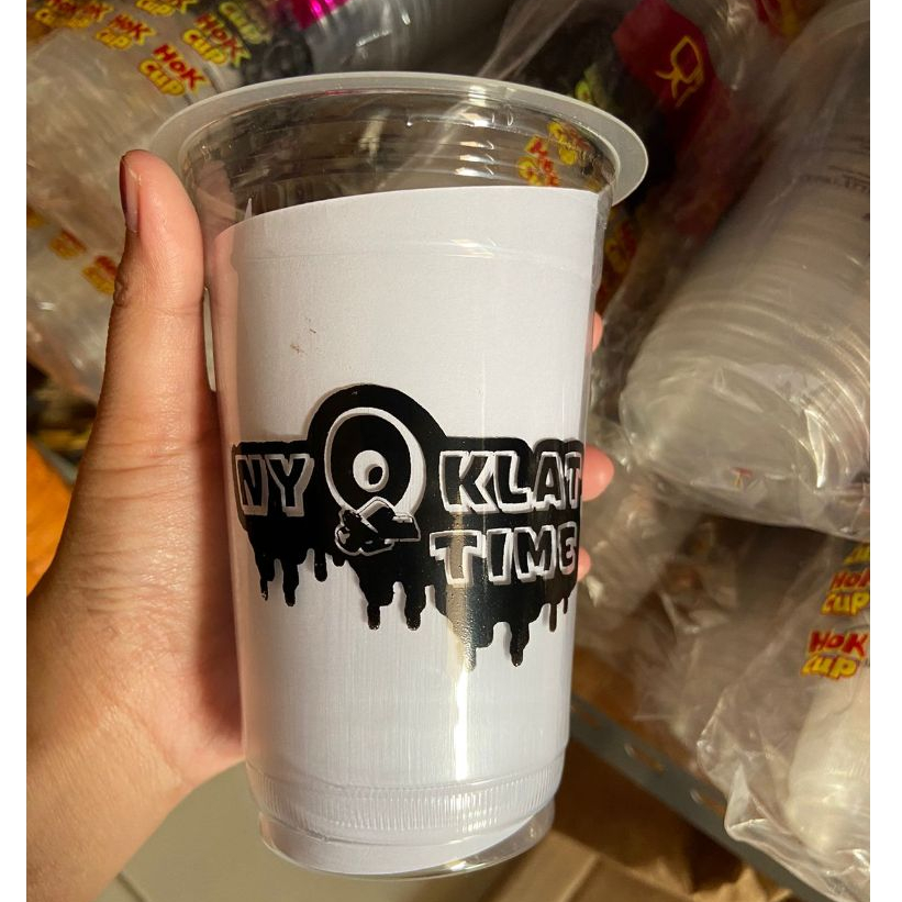 Cup Datar Nyoklat Time 100pcs