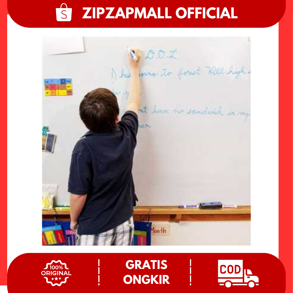 

Stiker Dinding Papan Tulis Whiteboard Flexible 2M x 45cm / Spidol peralatan sekolah Stiker Dinding Papan Tulis Whiteboard Flexible 2M x 45cm / Stiker Dinding Papan Tulis Mudah Dipasang Permukaan Yang Rata Dapat Menggulung Dilipat Awet Murah