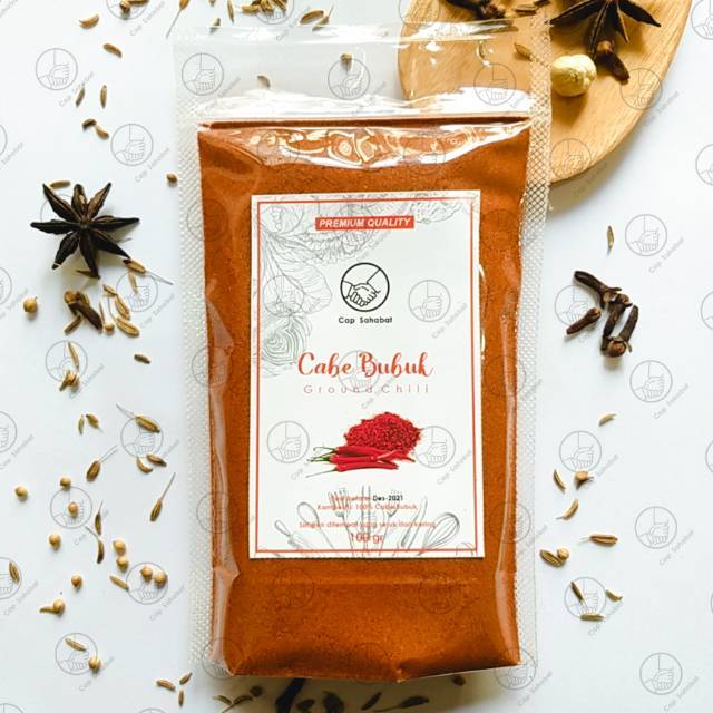 

100gr Cabe Bubuk / Ground Chili / Rempah / JSR 100% PREMIUM