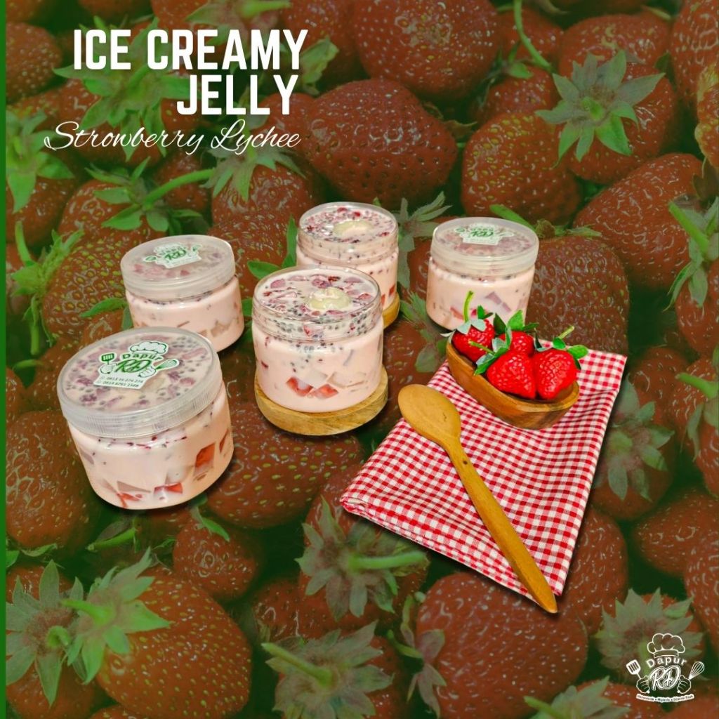 

ICE CREAM JELLY STRAWBERRY LECI