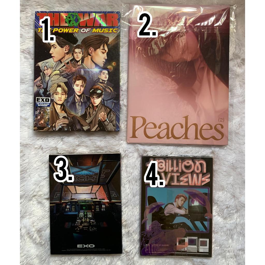 ALBUM ONLY EXO OFFICIAL  POWER - DONT FLIGHT THE FEELING - KAI PEACHES - SC SEHUN