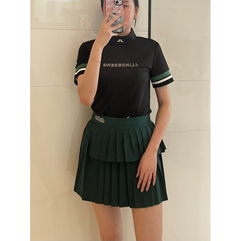 jlindeberg JL golf top letterings golf polo baju golf wanita